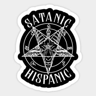 Satanic Hispanic - Baphomet Goat Head Gift Sticker